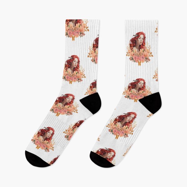 Item preview, Red Haired and Flowered Siren designed and sold by SirenasWorld.