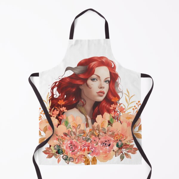 Item preview, Red Haired and Flowered Siren designed and sold by SirenasWorld.