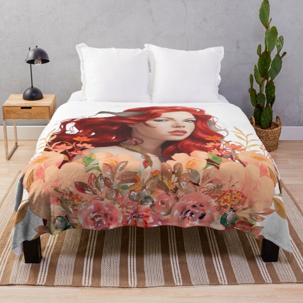 Item preview, Red Haired and Flowered Siren designed and sold by SirenasWorld.