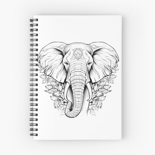 Item preview, Elephant head graphics designed and sold by HistHero.