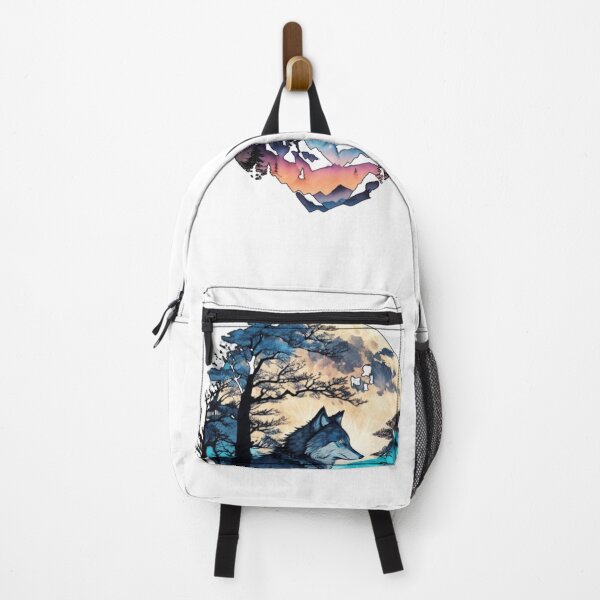 Item preview, Mountain Wolf Dreams, Vibrant Wolf in Majestic Mountains - Embrace the Wild. Explore our Colorful Collection of Nature's Spirit. Howl with Style designed and sold by irosh madushan.