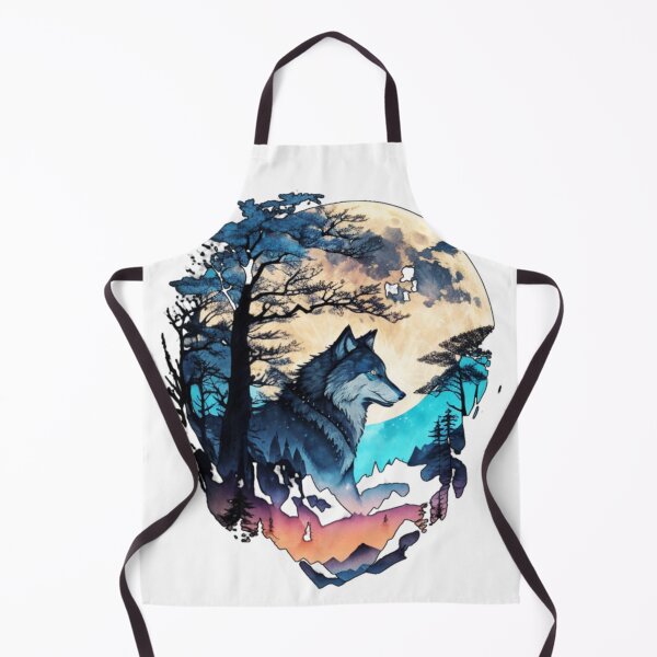 Item preview, Mountain Wolf Dreams, Vibrant Wolf in Majestic Mountains - Embrace the Wild. Explore our Colorful Collection of Nature's Spirit. Howl with Style designed and sold by irosh madushan.