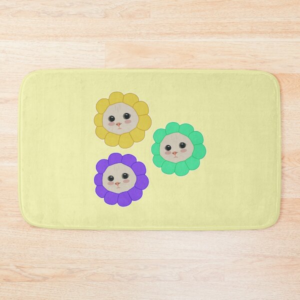 Item preview, Cute cats with flower accessory designed and sold by Cute-Treasure.