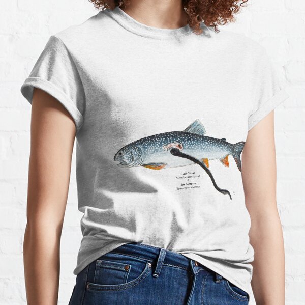 Brown Trout, gold logo t-shirt  Fly fishing shirts, Fishing