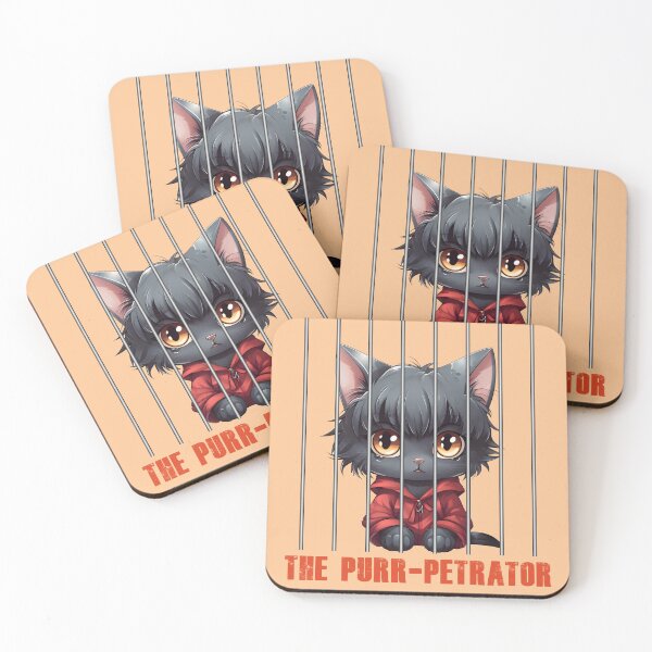 Item preview, Funny cat design - The Purr-petrator designed and sold by Monkey-Bar.