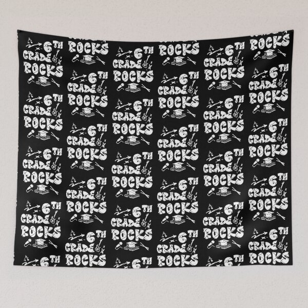 Item preview, Cool 6th Grade Rocks Rock Music Class designed and sold by Betsytiptoe.