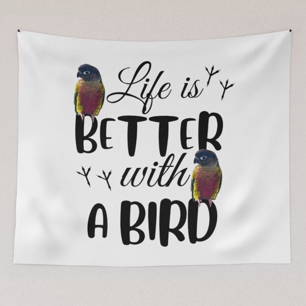 Item preview, Life is better with a bird, parrots lover designed and sold by TatianaLG.