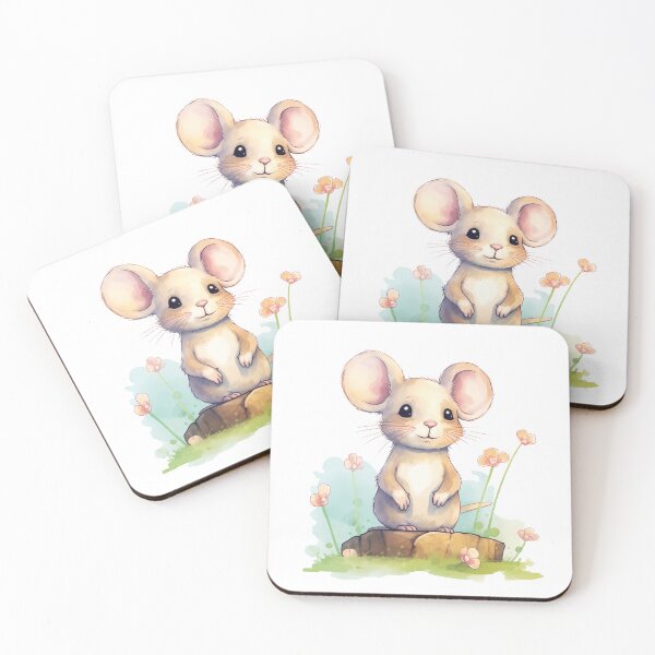 Item preview, Cute Watercolor Mouse designed and sold by Jdelgado813.