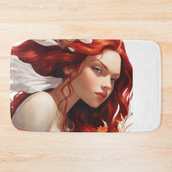 Item preview, Redhead Flowered Sirena designed and sold by SirenasWorld.