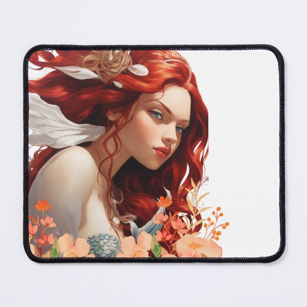 Item preview, Redhead Flowered Sirena designed and sold by SirenasWorld.