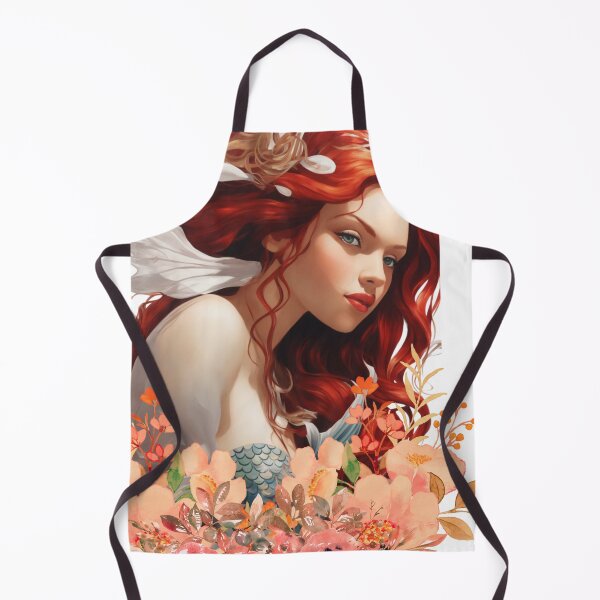 Item preview, Redhead Flowered Sirena designed and sold by SirenasWorld.