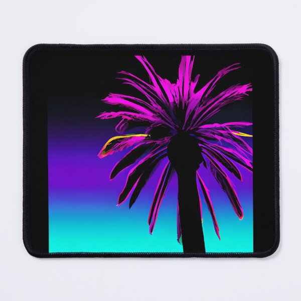 Item preview, Palm tree silhouette retrowave  designed and sold by MikoMate.