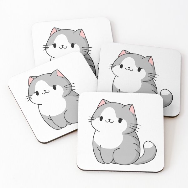 Item preview, Cute kawaii cartoon cat designed and sold by Narukuku.