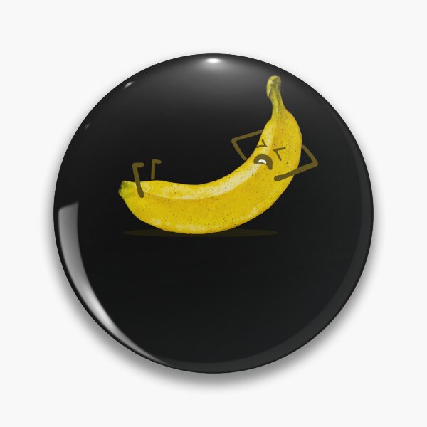 Item preview, Funny fitness banana is doing sit ups designed and sold by ChrisFeil.