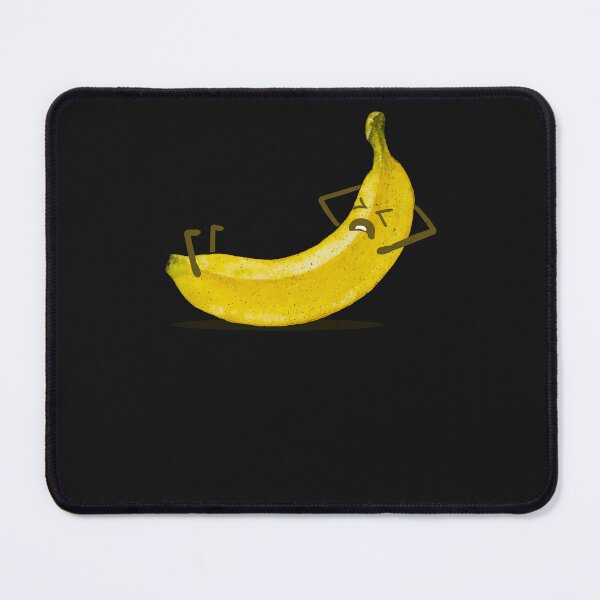 Item preview, Funny fitness banana is doing sit ups designed and sold by ChrisFeil.