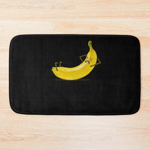 Item preview, Funny fitness banana is doing sit ups designed and sold by ChrisFeil.