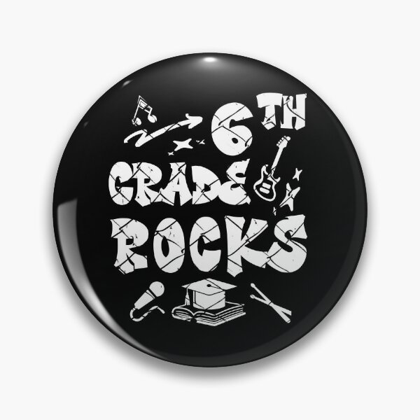 Item preview, Cool 6th Grade Rocks Rock Music Class designed and sold by Betsytiptoe.