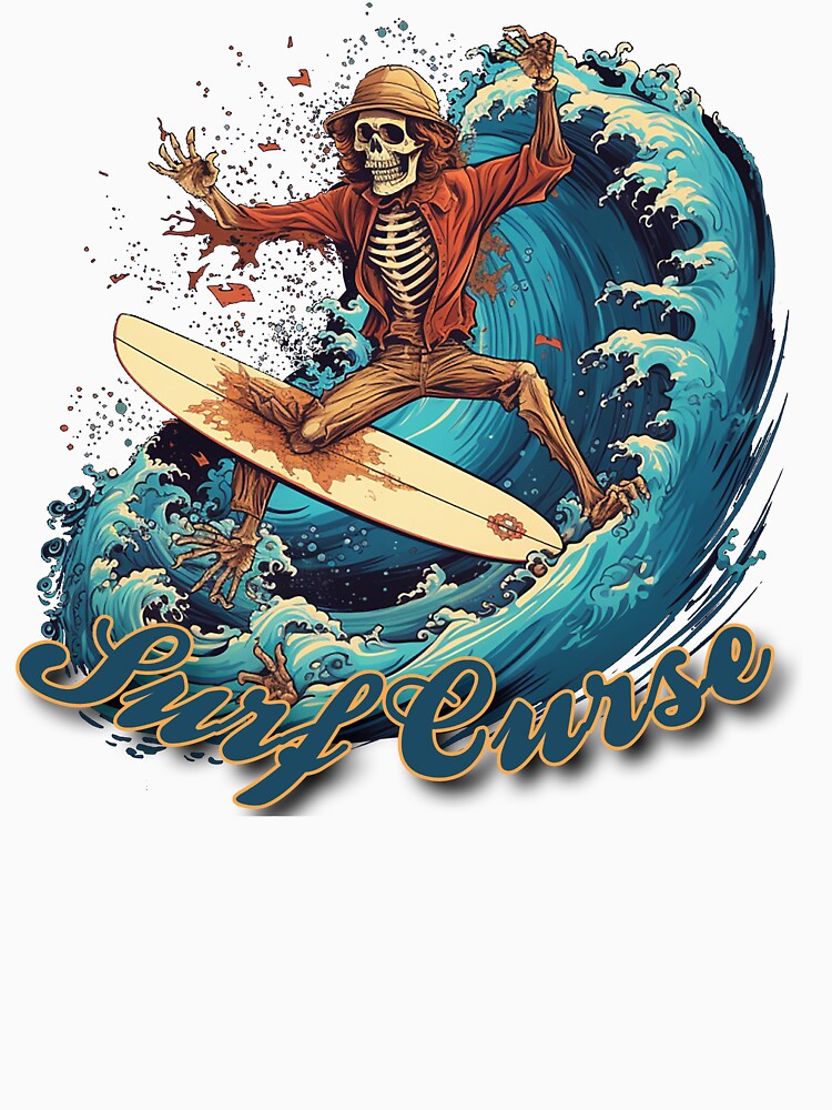 Surf curse - Spirit Halloween Near Me - Halloween Store Near Me - Full Size  Skeleton -Spirithalloween. | Essential T-Shirt