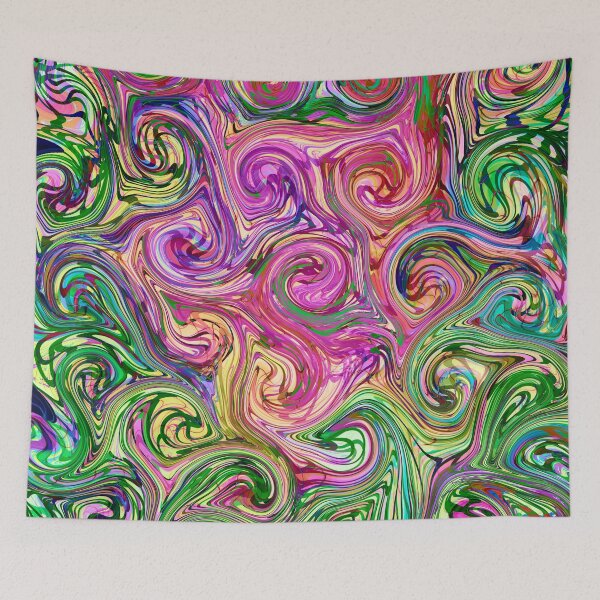 Item preview, Wave pattern with swirls designed and sold by studio468.