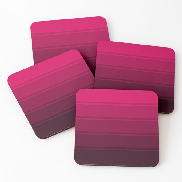 Item preview, Ombre Gradient Lines (Dark Magenta to Magenta) designed and sold by MaidenofIron157.