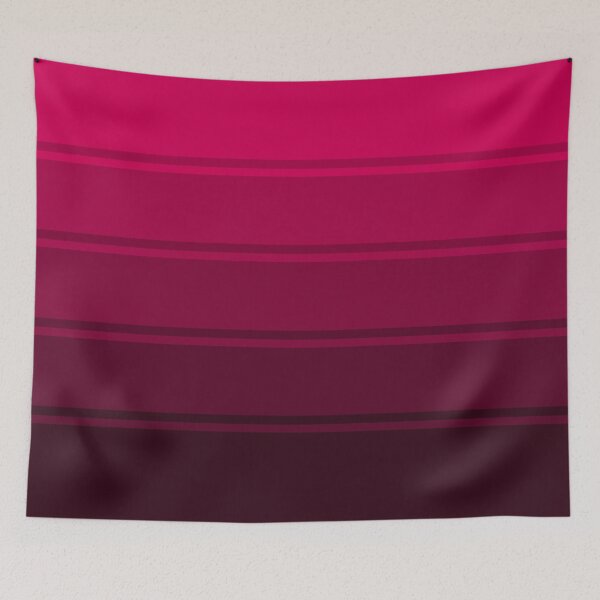 Item preview, Ombre Gradient Lines (Dark Magenta to Magenta) designed and sold by MaidenofIron157.
