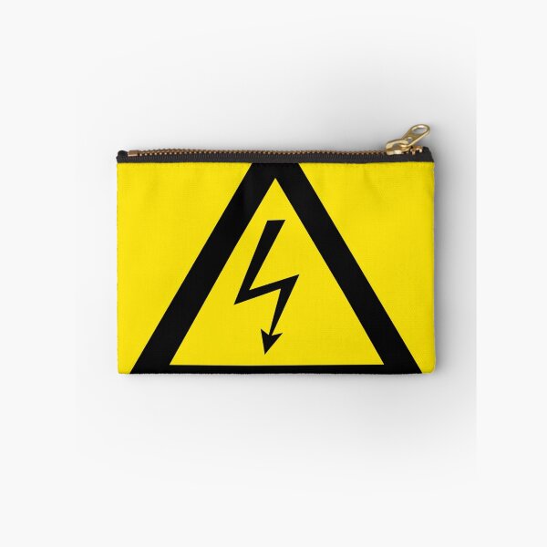 Item preview, Warning sign. Lightning bolt.  designed and sold by 2monthsoff.