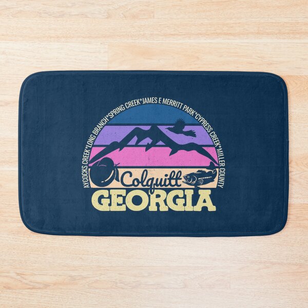 Item preview, Colquitt Georgia Sunset Retro Vintage Local Pride Logo designed and sold by CRHPOD20.