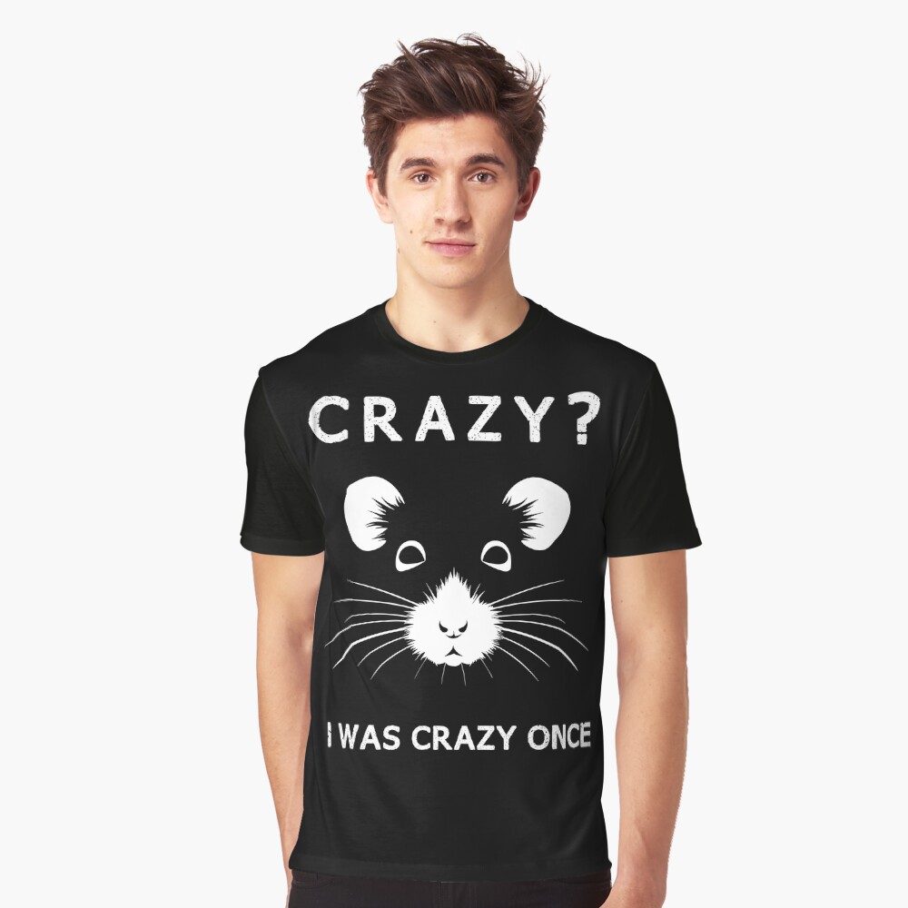 crazy I was crazy once Essential T-Shirt for Sale by