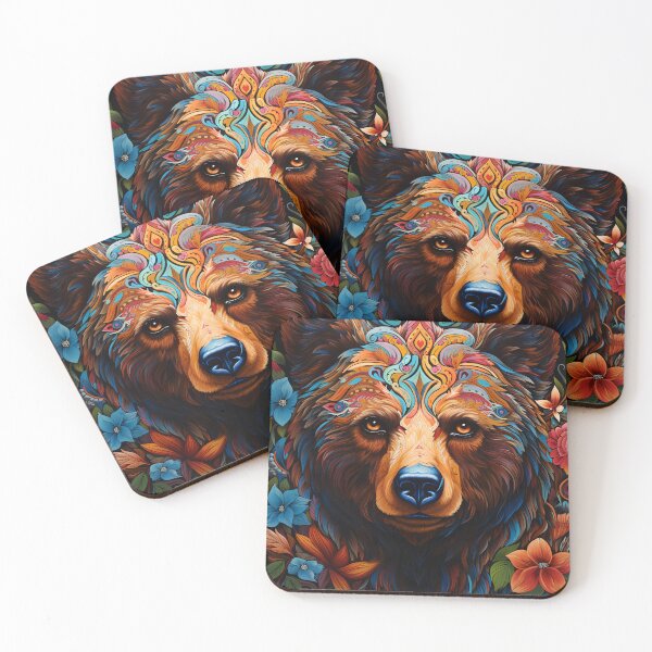 Item preview, Cute Artistic Bear 1 designed and sold by Red Witch Art.