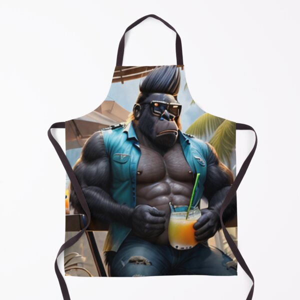 Item preview, a cool and strong gorilla sitting in a bar designed and sold by Pelzi100.