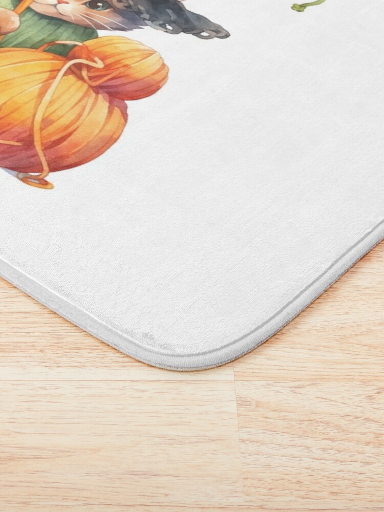 Disover Witch Cat in Halloween 17 | Bath Mat