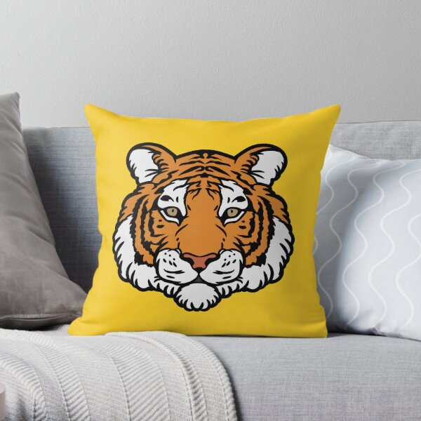 Detroit Tigers Mascot Home Throw Pillow