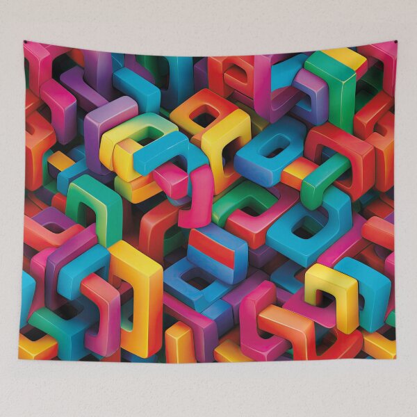 Item preview, 3D Colorful letters #2 designed and sold by Prints-of-Art.