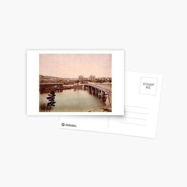 Yokohama Railway Station Postcard