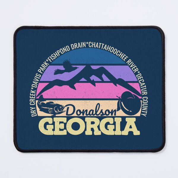 Item preview, Donalson Georgia Sunset Retro Vintage Local Pride Logo designed and sold by CRHPOD20.