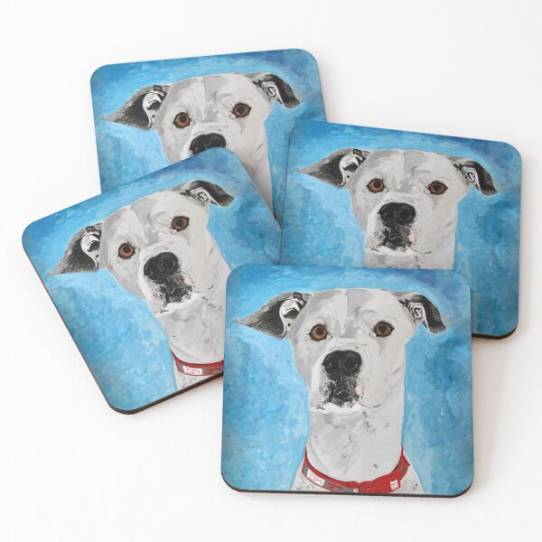Item preview, Igor a handsome white dog designed and sold by Nikki Attree.