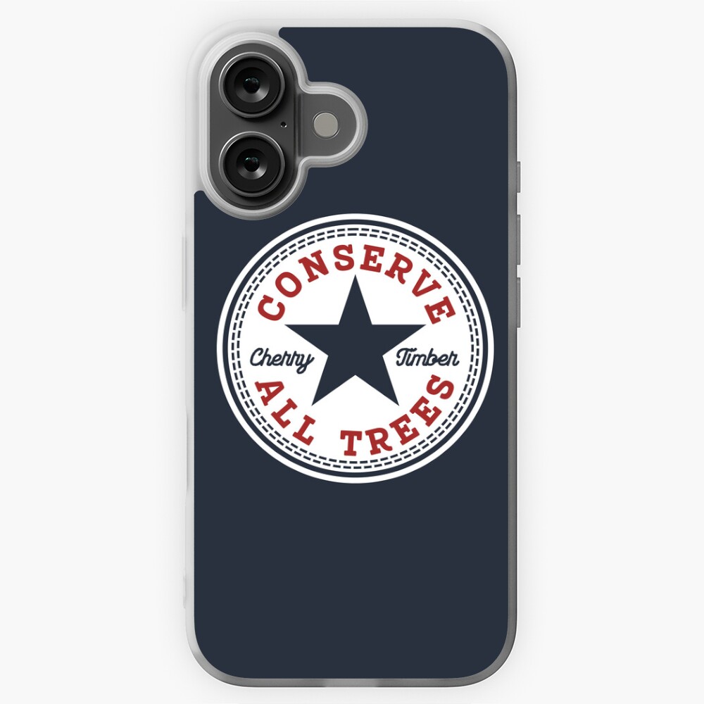 Conserve all trees - converse parody Sticker