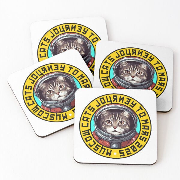 Item preview, Astronaut Cat Logo 3  - Soviet  designed and sold by Totalthrive.