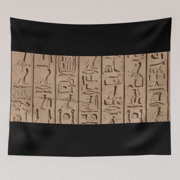 Item preview, Ancient Egypt Hieroglyphs 3 designed and sold by Escarpatte.