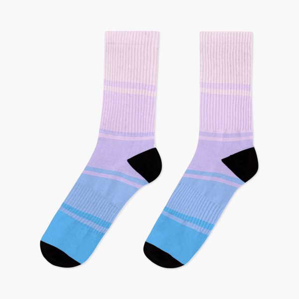 Item preview, Ombre Gradient Lines (Pastel Blue to Pink) designed and sold by MaidenofIron157.