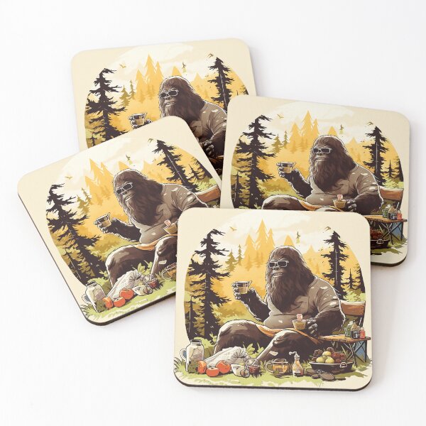 Item preview, A Bigfoot Picnic designed and sold by AncientArkana.