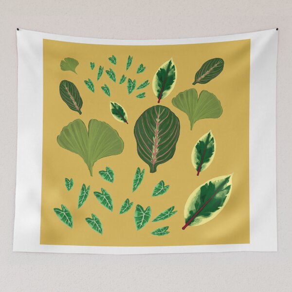 Item preview, House plants leaves designed and sold by Taidundua.
