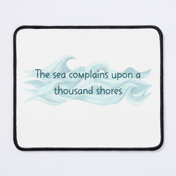 Item preview, Ocean's Lament: Alexander Smith Quote Design designed and sold by wordartistry.