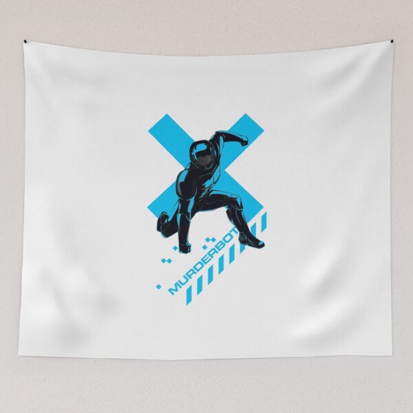 Item preview, Murderbot Blue designed and sold by VidaDibbert.