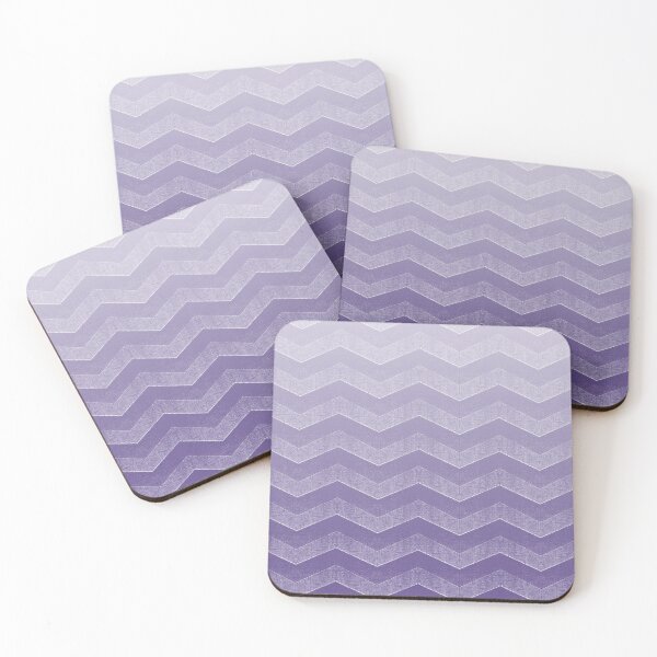 Item preview, Intense Ultra Violet purple  Chevron Ombre designed and sold by coverinlove.