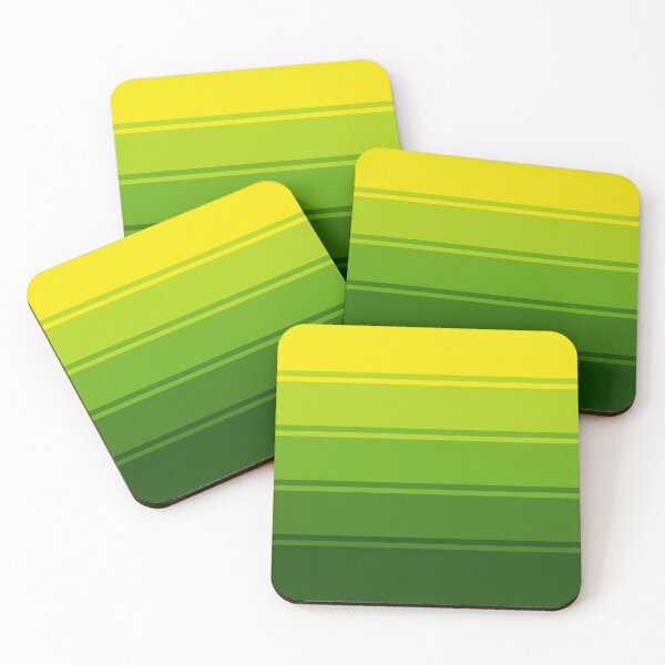 Item preview, Ombre Gradient Lines (Green to Gold) designed and sold by MaidenofIron157.