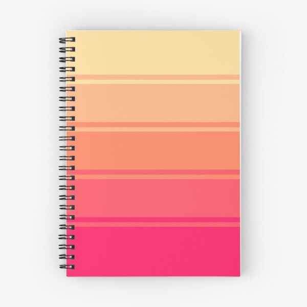 Item preview, Ombre Gradient Lines (Pink to Peach) designed and sold by MaidenofIron157.