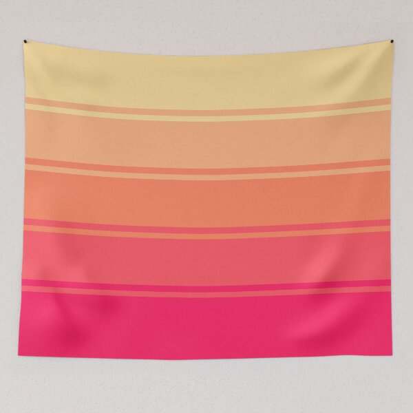 Item preview, Ombre Gradient Lines (Pink to Peach) designed and sold by MaidenofIron157.