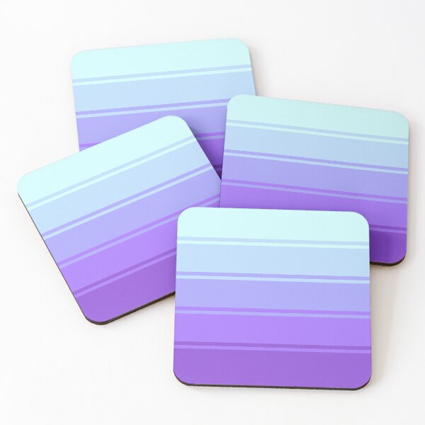Item preview, Ombre Gradient Lines (Purple to Blue) designed and sold by MaidenofIron157.
