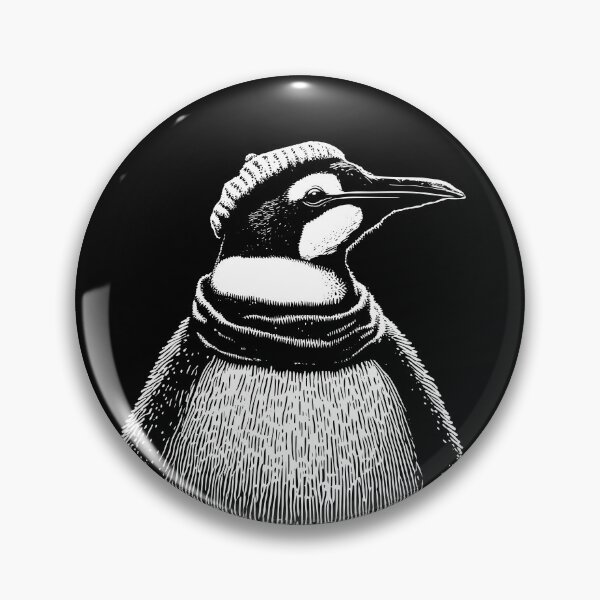 Item preview, Pingüino ártico grabado designed and sold by Pickmash.